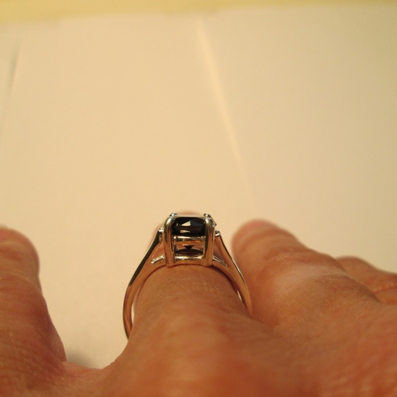 2.25ct Real Natural Black Diamond Ring, Appraisal, Free Diamond Tester - Picture 5 of 7